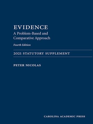 cover image of Evidence: 2021 Statutory Supplement